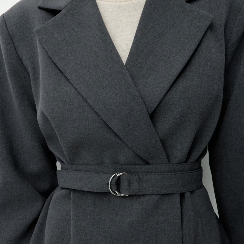 H&M Charcoal Gray Blazer - Picture 2 of 10